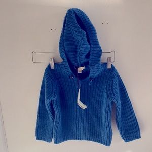 Stella McCartney kids 4 years blue alpaca wool hoodie